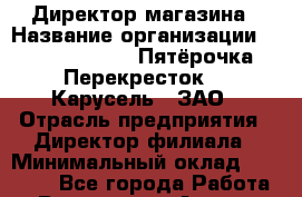 Директор магазина › Название организации ­ X5 Retail Group «Пятёрочка», «Перекресток», «Карусель», ЗАО › Отрасль предприятия ­ Директор филиала › Минимальный оклад ­ 31 000 - Все города Работа » Вакансии   . Адыгея респ.,Адыгейск г.